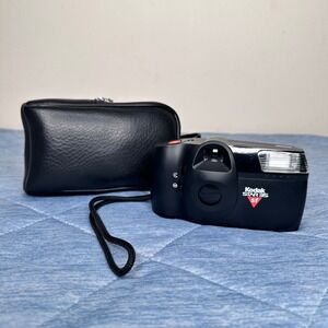 Kodak Star 35 SF 35mm Film Camera Point & Shoot w/ Case Battery Operated TESTED